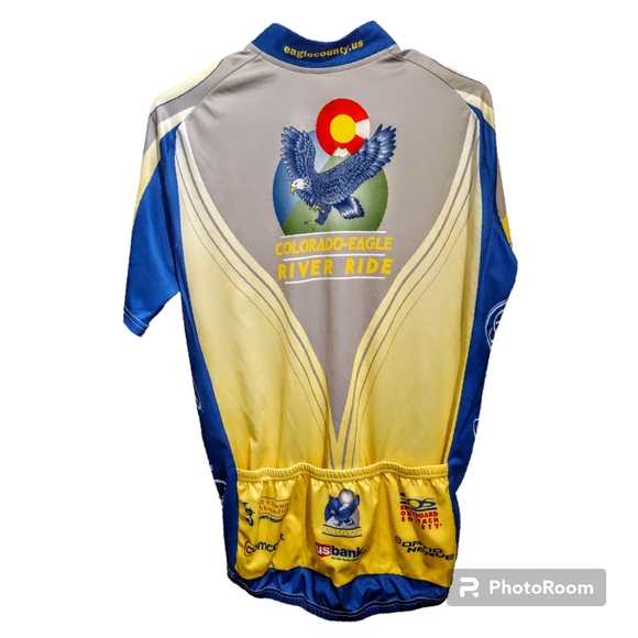 Colorado-Eagle River Ride Cycling Jersey Women's XL Vivid Graphics - Picture 3 of 8